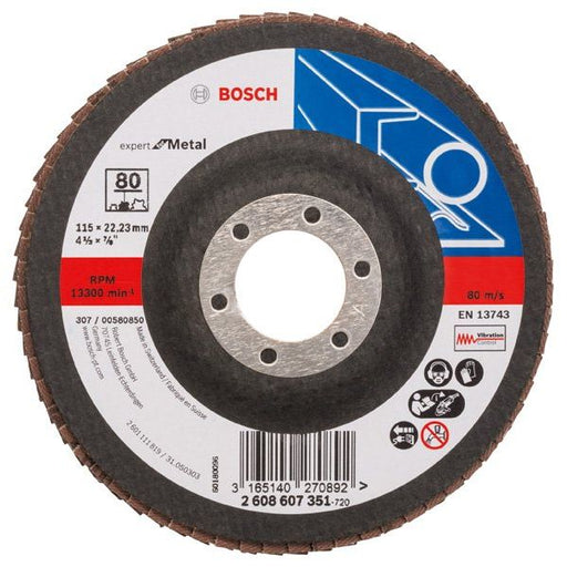 Bosch - Trenn-/Schleifscheibe Fächerschleifscheibe X551 2608607351 Expert for Metal