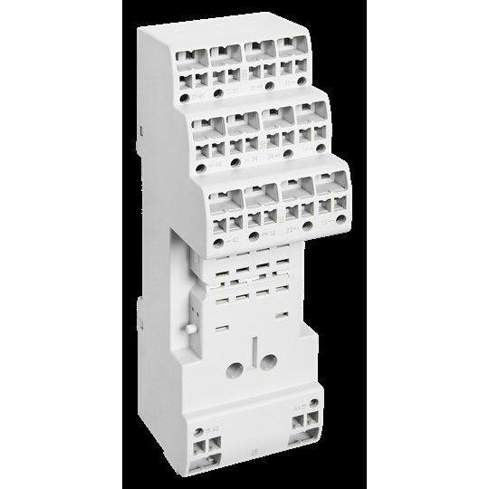 ABB Stotz S&J - Relaissockel Push in-Sockel für CR-M CR-M4LP mit 4 Wechslern − 10 Stück