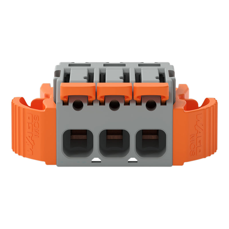 WAGO - Kabelsteckverbinder für Leiterplattensteckverbinder 1-Leiter-Federleiste 2231-1103/038-000 Push-in CAGECLAMP,gr − 100 Stück