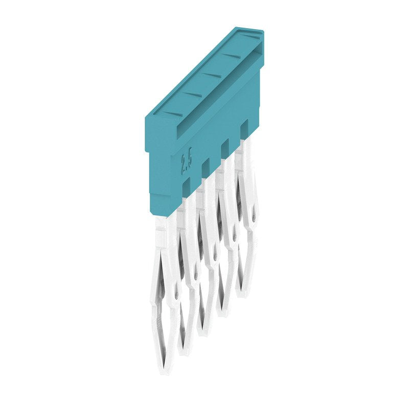 Weidmüller - Querverbinder/Brücker für Reihenklemme Querverbinder ZQV 2.5N/5 BL gesteckt − 20 Stück