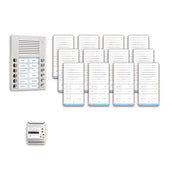 TCS Tür Control - Türsprech-Set audio:pack Aufputz f. 12WE PAAF122/001 m. Außenstation PES