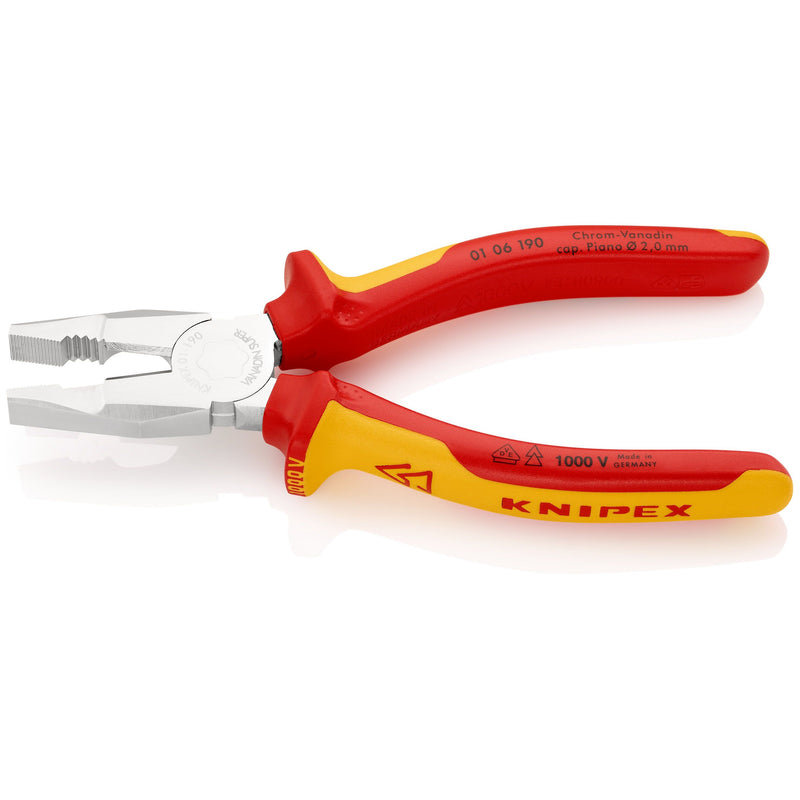 Knipex - Kombizange 01 06 190 isoliert, 190mm