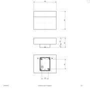 EVN Lichttechnik - Decken-/Wandleuchte LED-Anbauleuchte HNL54011802 alu 3000K 230V IP54