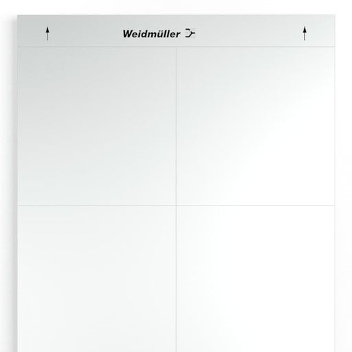 Weidmüller - Kennzeichnungsmaterial Gerätemarkierer LM MT300 105X105 SI − 10 Stück