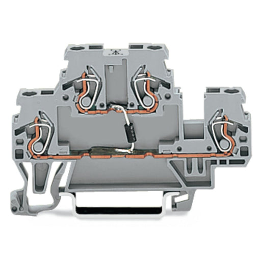 WAGO GmbH & Co. KG - Bauelement-Reihenklemme Bauelementklemme 870-540/281-553 Widerstand 1K5,gr − 50 Stück