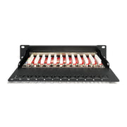 DIGITUS - Patchpanel Kupfer Patchpanel DN-91612S-EA 10 Zoll 12x Cat6A