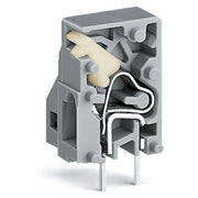 WAGO - Leiterplattenklemme Anreihbare Leiterplattenk. 741-905 Drücker,2,5mm²,gr − 100 Stück