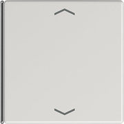 Jung - Abdeckung/Bedienelement für Installationsschalterprogramme Taste 4-fach lgr LS 404 TSAP LG 14 Symbol Auf/Ab − 1 Stück