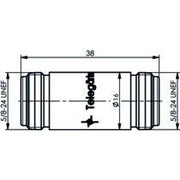 Telegärtner - Koax-Kupplung N-Kupplung Bu-Bu IP 68 100024109