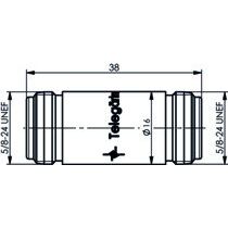 Telegärtner - Koax-Kupplung N-Kupplung Bu-Bu IP 68 100024109