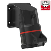Walther Werke - CEE-Anbausteckdose (IEC 60309) CEE NEO Anbaudose FW513506CC 16A 5P 6h IP54 − 10 Stück