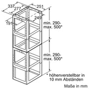 Siemens - Zubehör/Ersatzteile für Dunstabzugshauben Montageturmverlängerung LZ12530 1000mm