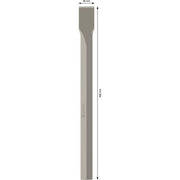 Bosch - Maschinenmeißel PRO HEX 28-4C Flachmeißel, 2608690108 35 x 400 mm