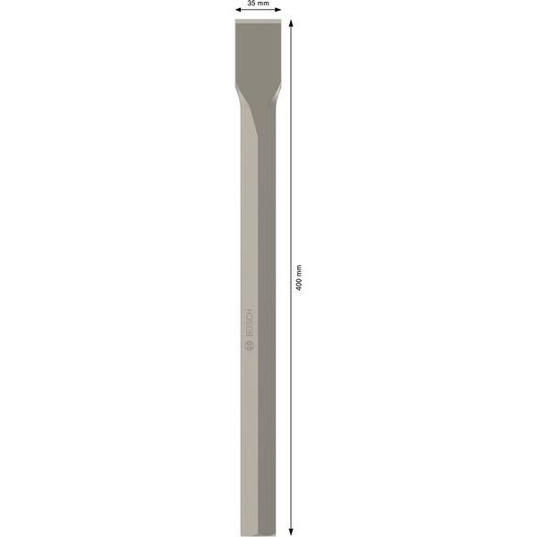 Bosch - Maschinenmeißel PRO HEX 28-4C Flachmeißel, 2608690108 35 x 400 mm