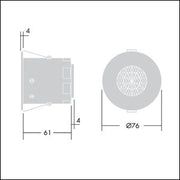 Thorn - Elektrisches Zubehör/Ersatzteile für Leuchten PIR-Detektor SWITCHLITE #96239821 MRE SLD IP55
