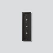 Siedle&Söhne - Montageelement für Türstation Gehäuse-Aufputz GA 612-4/1-01 DG Dunkelgrau-Glimmer