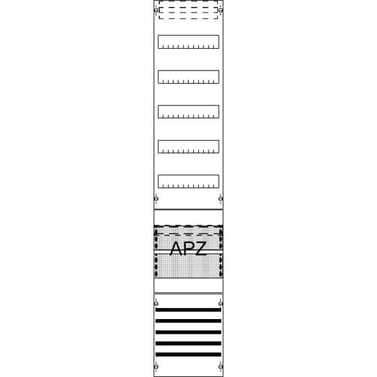 Striebel&John - Verteilerfeld für Installationsverteiler Verteilerfeld FV19SA2 mit SaS /APZ 9RE