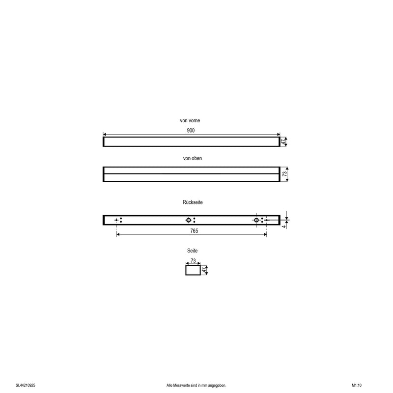 EVN Lichttechnik - Decken-/Wandleuchte LED-Wandleuchte SL44210925