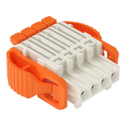 WAGO GmbH & Co. KG - Kabelsteckverbinder für Leiterplattensteckverbinder 1-Leiter-Federleiste,Hebel 2734-1104/038-000 PushinCAGECLAMP,lgr − 50 Stück