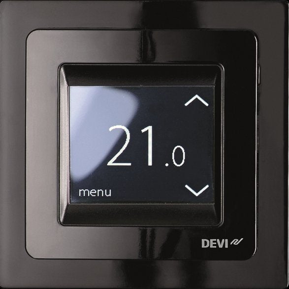 Danfoss - Raumthermostat/Uhrenthermostat Uhrenthermostat DEVIreg Touch sw Touch-Display, 16A