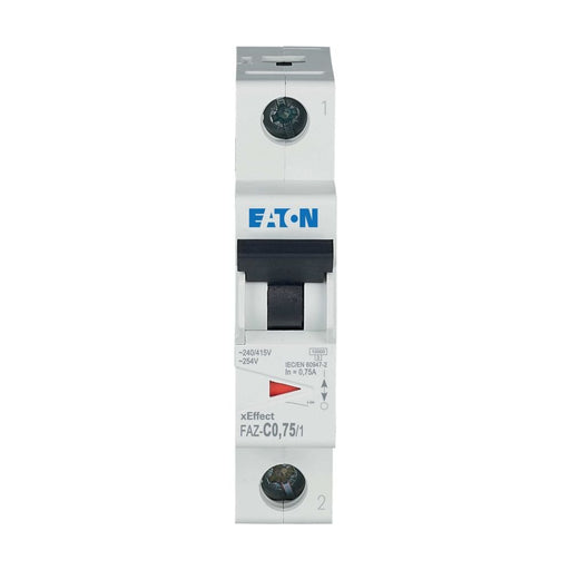 Eaton - Leitungsschutzschalter 1p. FAZ-C0,75/1 0,75A Charakt.: C