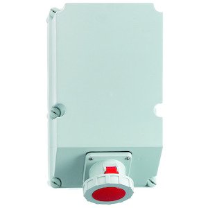 Bals Elektrotech - CEE-Steckdose abschaltbar, abgesichert (IEC 60309) Wandsteckdose abschaltbar 1676 verriegelt 125A 5p