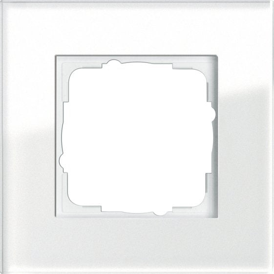 Gira - Abdeckrahmen 1f. weissglas 021112 Esprit