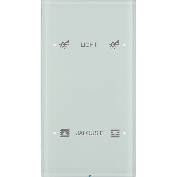 Berker - Bussystem-Tastsensor Touch-Sensor 2fach 75142150 Glas polarweiß