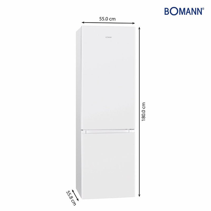 Bomann DA - Kühl-/Gefrierkombination Kühl/Gefrierkombi KG 184.1 ws 180cm,264L − 2 Stück