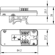 Telegärtner - Kommunikationstechnik-Adapter Verbindungsmodul Cat.7A 100023277 VM8 - 8