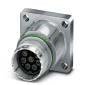Phoenix Contact - Rundsteckverbinder, feldkonfektionierbar (Industriesteckverbinder) Gerätesteckverbinder ST-7ES1N8AWK00S Vorderwand