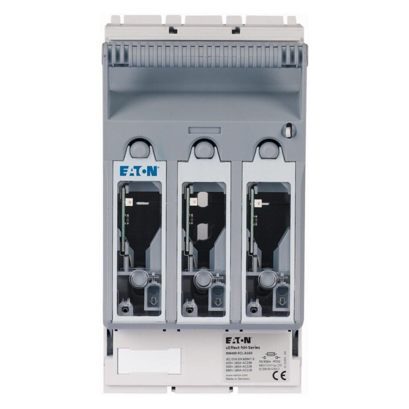 Eaton - Sicherungslasttrennschalter NH-Trenner Flachanschluss XNH00-FCL-A160 3p Montageplatte M8