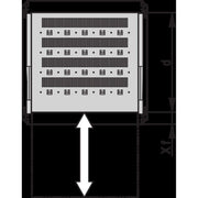Schroff - Komponente für den Ausbau (Schaltschrank) Fachboden ausziehbar 21130355 800mm