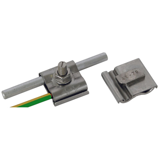 DEHN - Erdanschlussklemme Uni-Erdungsklemme UEK810AQ450HKSM8V2A M8 Rd8-10mm+4-50qmm
