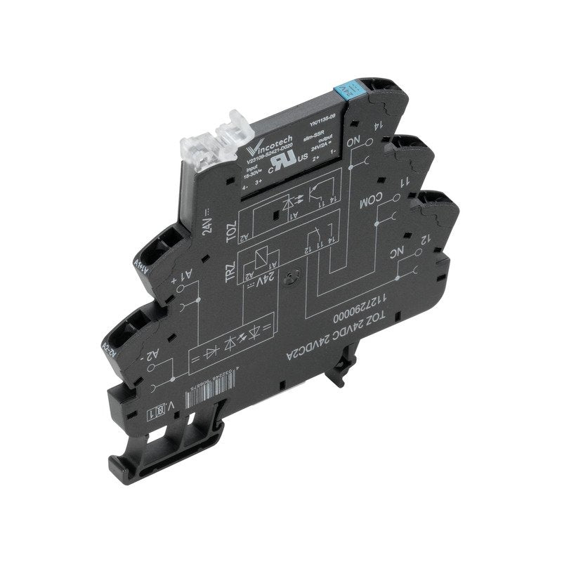 Weidmüller - Optokoppler Halbleiterrelais TOZ 12VDC 48VDC0,1A 12VDC20%,3...48VDC − 10 Stück