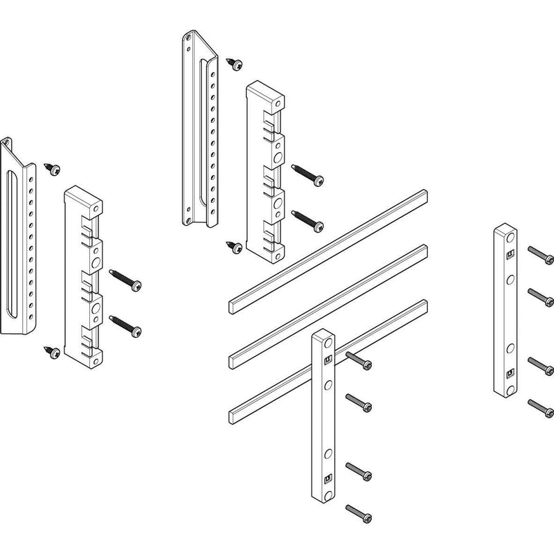 ABN - Verteilerfeld für Installationsverteiler Sammelschienen-Modul MTSC12613 tief 1FB/2RE