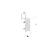 GGK - Kupplung für Sockelleistenkanal SL-Kupplung 20x50 alp 114946