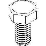 Niedax - Maschinenschraube/Bolzen Schraube SK 8X16 V − 100 Stück