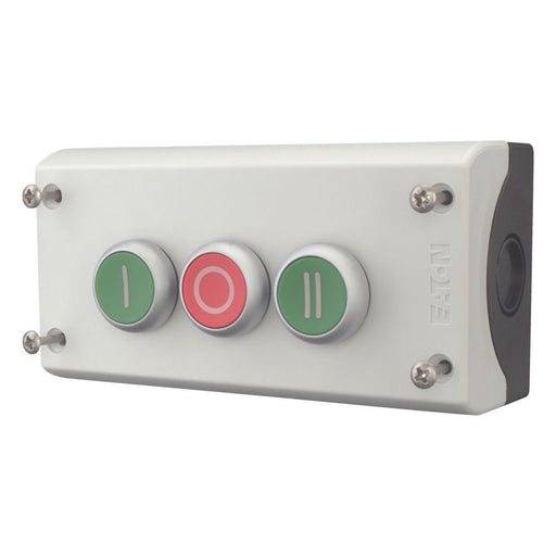 Eaton - Befehls- und Meldegeräte-Kombination im Gehäuse 3F-Drucktaster M22-I3-M1 3S3Ö,Aufbau − 1 Stück by Eaton
