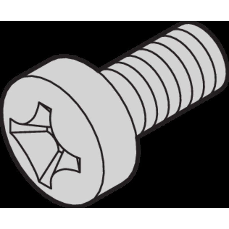 Schroff - Maschinenschraube/Bolzen Linsenschraube 21101366 (VE100) − 3 Packung