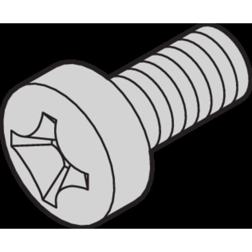 Schroff - Maschinenschraube/Bolzen Linsenschraube 21101366 (VE100) − 3 Packung