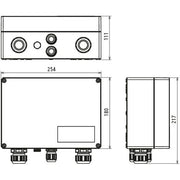 DEHN - Photovoltaik-DC-Stringbox Generatoranschlusskasten DCU 2 YPV 1100 2M 1S für PV-Anlagen