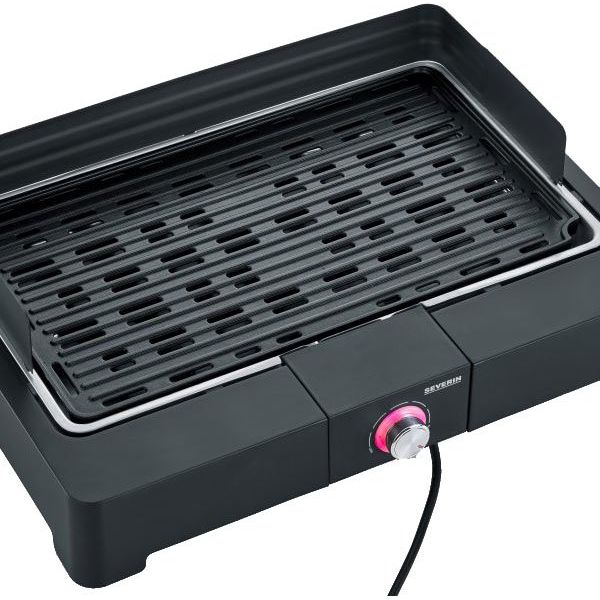 Severin - Grillgerät Barbecue-Tischgrill PG 8567 sw m.Windschutz