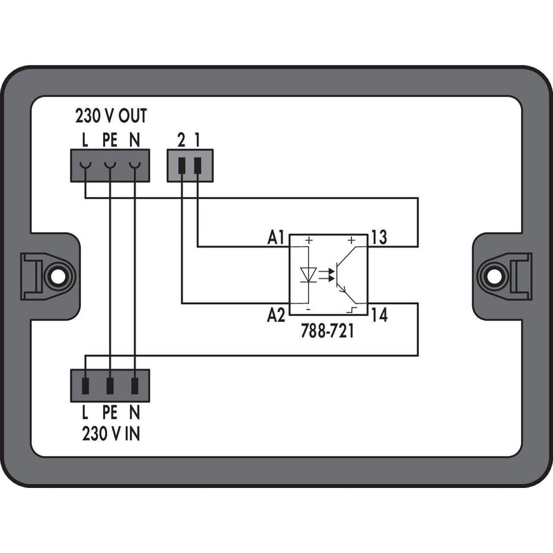 WAGO GmbH & Co. KG - Kompaktverteiler für steckbare Gebäudeinstallation Verteilerbox 899-632/102-000 2 Eingänge,schwarz