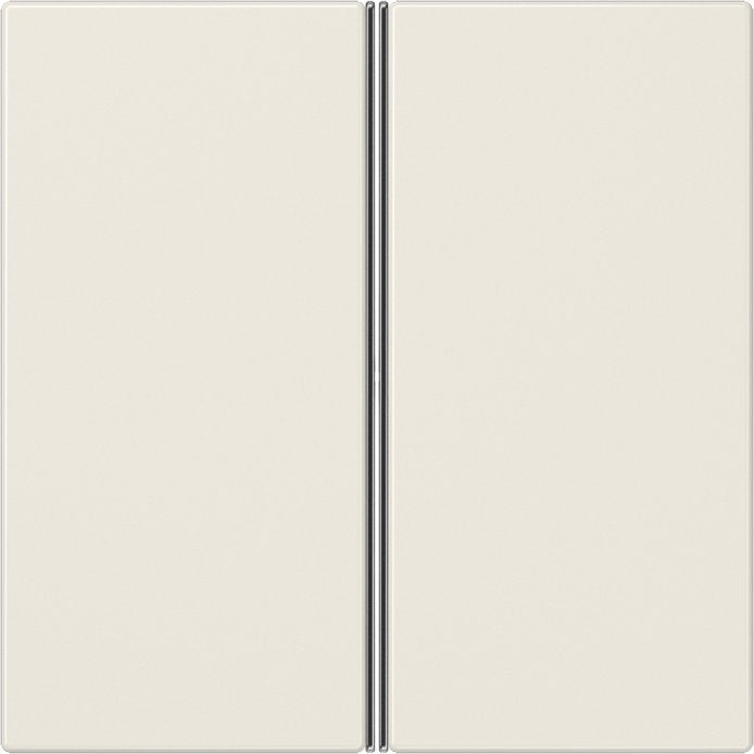Jung - Abdeckung/Bedienelement für Installationsschalterprogramme Tastensatz 2-fach ws LS 402 TSA komplett