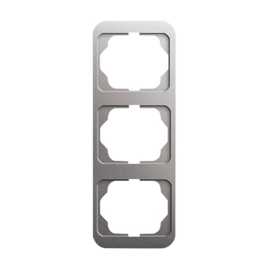 Busch-Jaeger - Abdeckrahmen Rahmen 3-fach 1733-20 platin, senkr.,alpha  − 1 Stück
