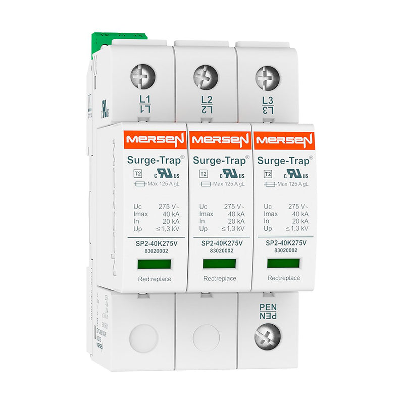 Mersen - Überspannungsableiter für Energietechnik/Stromversorgung Überspg.-Ableiter Typ 2 STPT2-40K275V-3PM 40kA Uc275V 3+0 TNC