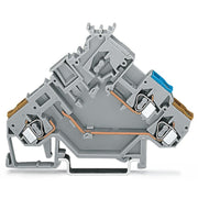 WAGO - Initiator/Aktor-Reihenklemme 2-Leiter-Aktorenklemme 280-565 2,5mm²,grau − 50 Stück