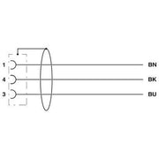 Phoenix Contact - Konfektioniertes Sensor-Aktor-Kabel Sensor-/Aktor-Kabel SAC-3P- 2,0-#1406066 − 50 Stück