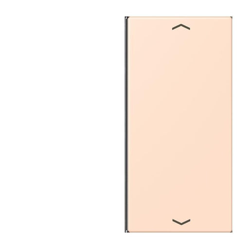 Jung - Abdeckung/Bedienelement für Installationsschalterprogramme Taste 2fach m. Pfeilsymb. LC 402 TSAP 228 rose pale